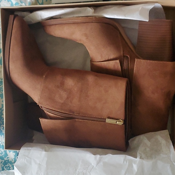 Jessica simpson Lerra foldover Bootie brown - Picture 16 of 16